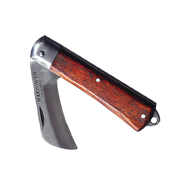 木柄弧刃电工刀