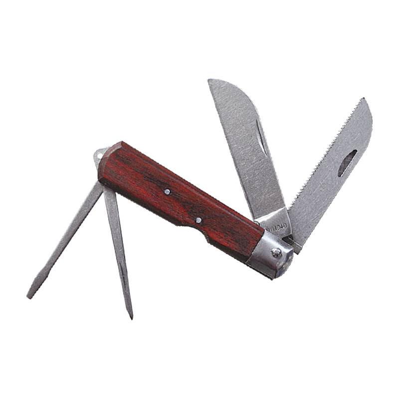 木柄四用电工刀