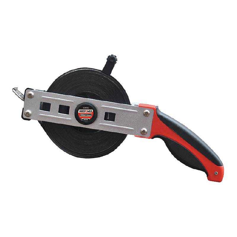 双色包胶铝合金手提钢卷尺