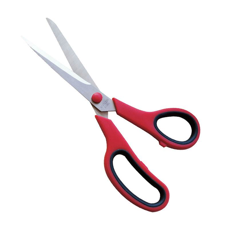 双色塑柄不锈钢布剪刀