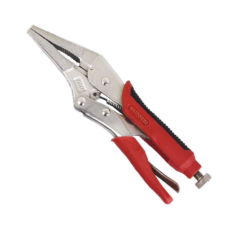 尖嘴带刃塑柄大力钳