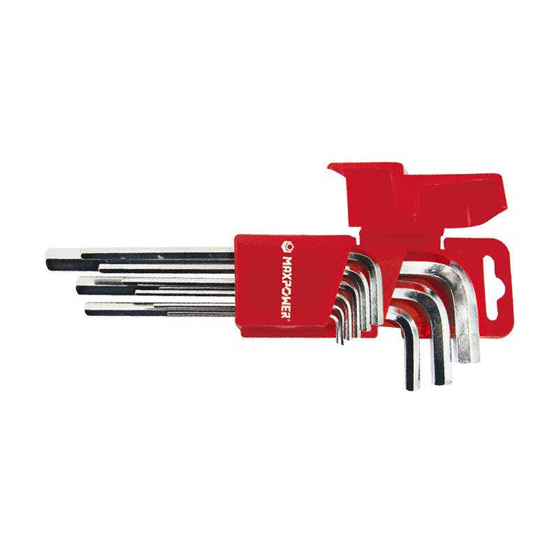 工业级平头电镀内六角组套