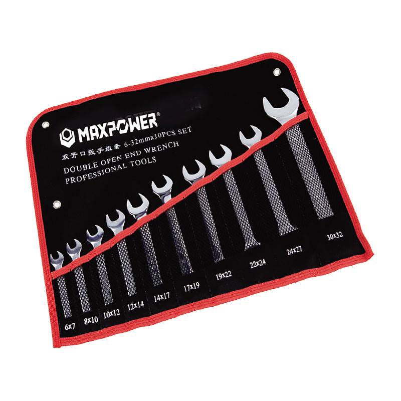 专业级加长双开口呆扳手8、10件套