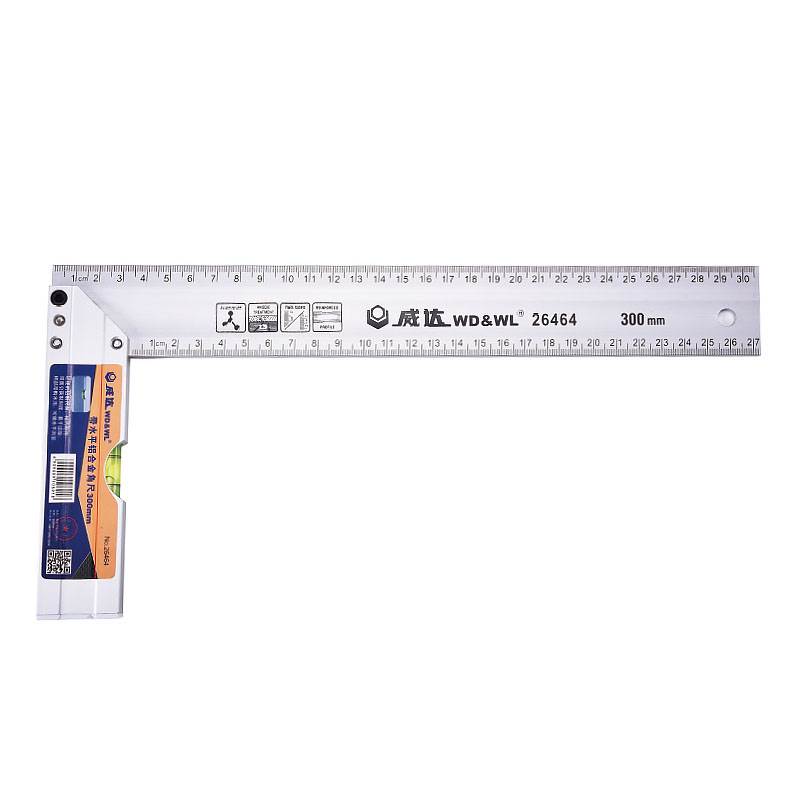 带水平铝合金角尺