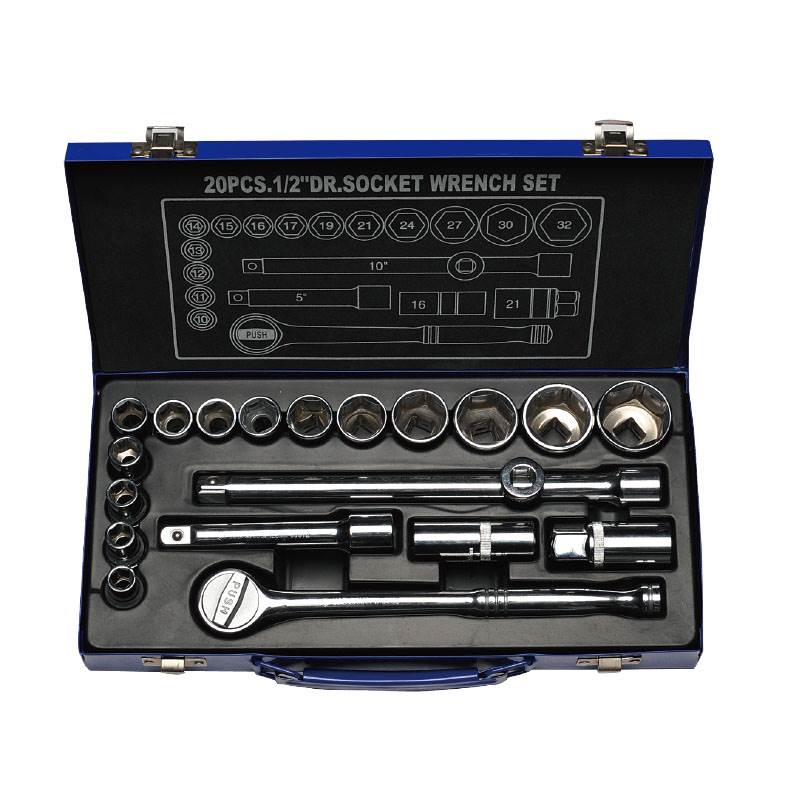 20件12.5mm系列公制套筒组套