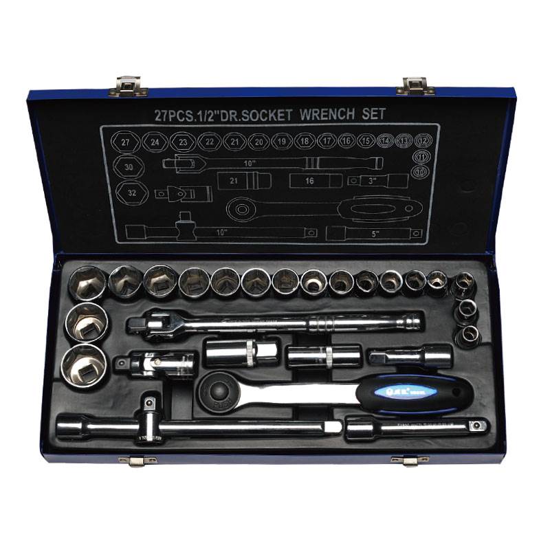 27件12.5mm系列公制套筒组套