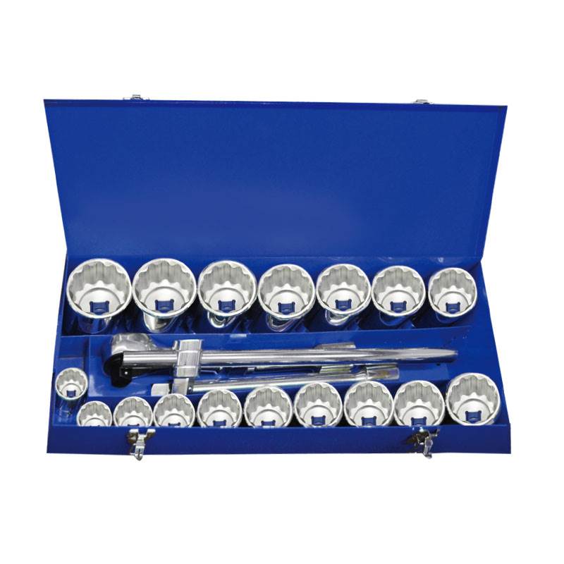 22件25mm系列公制套筒组套