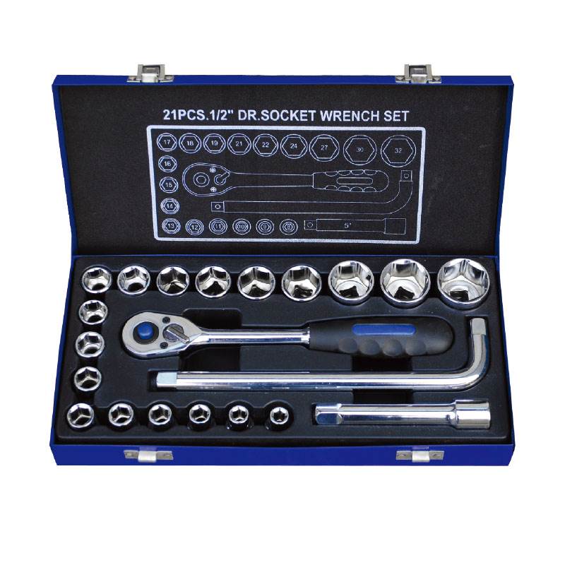 21件12.5mm系列公制套筒组套