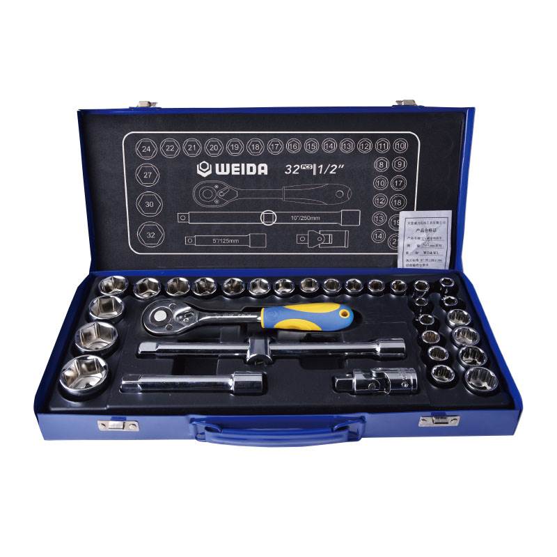 32件(G型)12.5mm系列公制套筒组套