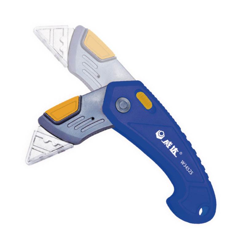 塑柄折叠实用刀