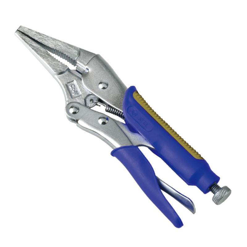 尖嘴带刃塑柄大力钳